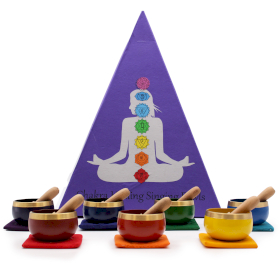 Chakra Pyramid Klangschalen Geschenkset