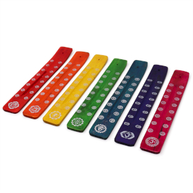 14x Chakra-Räucherstäbchenhalter – Set mit 7 Designs