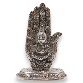 4x Hand-Buddha-Räucherstäbchenhalter 13x9cm