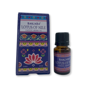 6x Banjara Indisches Duftöl 10ml - Lotus des Nils