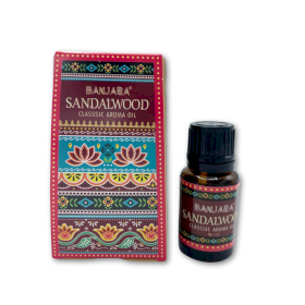 6x Banjara Indisches Duftöl 10ml - Sandelholz